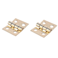 Miniatyrbilde 2 av 5: 100 stk Mini Hengsler Maskinvare 180 Grader For Miniatyrmøbler Skap Garderobe (diy)