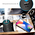 Miniatyrbillede 3 af 5: USB Billadshummer 200Ml Mini Bærbar Luftfugter med 7 Farver LED Natlys Stille Justerbar Mi