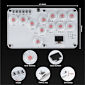 Miniatyrbild 4 av 5: Fighting Stick Controller Färgglad RGB-belysning Fighting Game Arkadspel Tangentbord för PC Switch