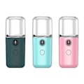 Miniatyrbilde 4 av 5: Sprayutstyr USB Oppladbar Fuktighetsspray for Ansikt Bærbar Hudpleie Hydrerende Instrument Grønn (1 stk, Grønn)