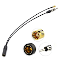 Miniatyrbilde 1 av 5: Bilradio Plugg DAB+ FM/AM SMB Antenne DIN Splitter Antennekonverter Adapterledning