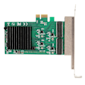 Miniatyrbillede 1 af 5: 4 Port Gigabit Ethernet Kort 10/100/1000Mbps 4 RJ45 Porte Fjernopvågning Plug and Play Gigabit 4 Port NIC til PC