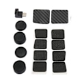 Miniatyrbillede 3 af 5: Back Button Enhancement Sæt Silikone Tommelfingergreb Hætter Touchpad Beskyttelsesskin 90 Graders USB C Adapter til Steam Deck Tilbehør