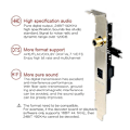 Miniatyrbilde 5 av 5: Oppgraderingslydkort for digital lyd 24bit 192khz Spdif Datterkort Optisk fiber-QH