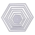 Miniatyrbilde 2 av 5: Hexagon Spiral Die Cuts Metallstans for Scrapbooking og Embossing