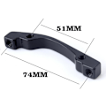 Pikkukuva 5 / 5: 4x levyjarruadapteri IS/post etujarruun 160mm takajarruun 140mm