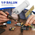 Miniatyrbilde 4 av 5: 1:9 Balun 200W Kortbølgeantenne 50 Ohm til 200 Ohm Impedanskonvertering Intercom Kortbølge
