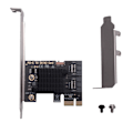 Miniatyrbillede 1 af 5: Pcie Til Sata 3.0 6g Ssd Adapter Pci-e Pci X1 Controller Udvidelseskort Riser Add On Kort Mining Bil
