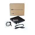 Miniatyrbillede 1 af 4: Bærbar 12,7 mm optisk drevboks USB mobil kit USB2.0 notebook ekstern SATA seriell port