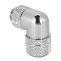 Miniatyrbillede 3 af 5: Sølv G1/4 Gevind Vandkølingsfitting Tynd Slange 90° Retvinklet Albue