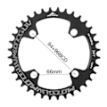 Miniatyrbilde 4 av 5: Mountain Bike Single-Speed Tannhjul Positiv og Negativ Tann Kjedering 94/96BCD Kjedering M4000