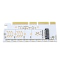 Miniatyrbillede 5 af 5: PCIe til NVMe Adapterkort 64Gbps PCIe 4.0 Plug and Play Stabil Sikker NVMe SSD til PCIe Kort til 2230 2242 2260 2280 PCIE NVME