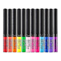 Miniatyrbild 1 av 3: 4ml X 12st Färg Matt Eyeliner Pennor Set Flytande Eyeliner Penna Snabbtorkande Vattentät Långvarig