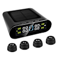 Miniatyrbillede 1 af 5: Bil TPMS Multifunktionel Realtids Overvågning Universal LCD Display Trådløs Dæktrykssensor til Bil