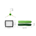 Miniatyrbilde 4 av 5: Sett for J7 J7+/Plus I7 I7+I3 I3+I4 I4+I6 I6+I8+E5 E6 E7 støvsuger