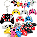 Miniatyrbilde 1 av 5: 30 stk Videospillkontroller Nøkkelringer Spillhåndtak Anheng Nøkkelringer For Videospill Bursdagsfest Gaver Baby Shower Gaver Gamer Festposer