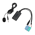 Miniatyrbilde 1 av 5: Bil Trådløs o AUX Inngang Adapter Kabel Bluetooth 5.0 med Mikrofon Erstatning for Becker