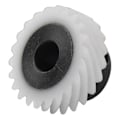 Miniatyrbillede 2 af 5: 1 stk. Symaskine Krog Drivgear 408101 Hvid Plastik & Stål