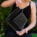 Miniatyrbilde 2 av 5: Square Wave - Den fascinerende kinetiske vindspinneren - Magisk beroligende kunstverk