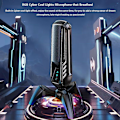 Miniatyrbillede 4 af 5: NY HK4 RGB Gaming Mikrofon Professionel Live Streaming Kondensator Desktop USB Støjreducerende Po