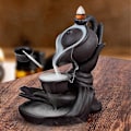 Miniatyrbillede 2 af 5: Buddha Hånd Tilbageflydende Røgelse Vandfald Brænder Røgelseholder Vandfald