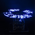 Miniatyrbillede 4 af 5: Flad Rotation LED Punktdisplay DIY Kit 51 Enkelt Chip Mikrocomputer Lodning DIY Elektroniske Dele,wit