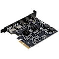 Miniatyrbillede 2 af 5: USB3.2 Udvidelseskort GEN2 10Gbps PCI-E 4X Adapterkort, B