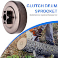 Pikkukuva 5 / 5: 3/8 6T Kytkimen rumpu hammasrattaan pesuri E-klipin sarja STIHL moottorisahoille 017 018 021 023 025 MS170 MS180 MS210 MS230 MS250 1123