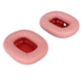 Miniatyrbild 3 av 5: Ersättningsöronkuddar Proteinläder Memory Foam Mjuka Andningsbara Hörlursöronkuddar för IOS Earbuds MAX Rosa