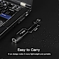 Miniatyrbilde 3 av 5: 2500mbps Ethernet Usb 3.0 Til Rj45 Ekstern Kablet Nettverkskort Konverter Ethernet Lan Adapter Hub Fo FT