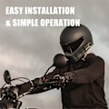 Miniatyrbillede 1 af 5: BT5.0 Motorcykel Headset Intercom Interconnection Udendørs Kørsel Vandtæt Halv Hjelm Headset med Støjreduktion