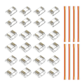 Miniatyrbilde 2 av 5: 24 stk. 3-pins 12 mm parent Dekselkoblingssett for COB RGBIC LED-stripe parent Gapless Connec