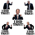 Pikkukuva 1 / 5: 100 \"I Did That\" Biden -tarraa