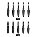 Miniatyrbillede 4 af 5: VEIKK P002 10 stk. udskiftningspenne Nibs Batterifri Stylus Slidstærk Pen Nib til VEIKK A50 A15