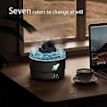 Miniatyrbillede 4 af 5: 2 STK Mini Kanon Luftfugter Aroma Diffuser med 2 Tilstande 7 Farver LED Timer og Justerbare Indstillinger Tårn Luftfugter A