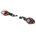 Miniatyrbilde 4 av 5: Motorsykkel LED Blinklys Indikatorlampe 12V Erstatning for Honda CBR500 CBR650 CTX700 CRF250L NC700 750 MSX12 Mørk Brun
