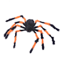 Pikkukuva 4 / 5: Halloween-koristeet Halloween-hämähäkkireppuasu Värikäs hämähäkkipuku hihnoilla ja taskulla