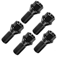 Pikkukuva 3 / 5: 5 kpl M14 x 1.25 Musta Lukkomutteri Teräs 36136781151 - X3 X5 E70 E71 F20 F25 X5 X6