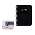 Miniatyrbillede 2 af 5: 2025 Kalender 140 Siders Notesbog Dagbog 2025 Planlægningsskema Notesbog med Strop Kalender Ugentlig Notesbog