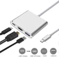 Miniatyrbillede 4 af 4: USB-C til HDMI Adapter (understøtter 4K/30Hz) Type-C 3 i 1 Konverterkabel