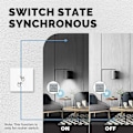 Miniatyrbillede 2 af 5: Zigbee Graffiti Smart Home Lysdæmper Tænd/sluk-kontakt App Fjernbetjening Timer Smart Lysdæmper Modul,b