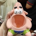 Pikkukuva 4 / 5: Spongebob Neliömäinen ja Patrick Tähti Piirretty söpö PVC-kynäpidike säilytyskoriste Anime työpöydän koristelu lelut tytöille lahja