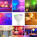 Miniatyrbillede 2 af 3: Tuya MR16 5W Smart Homekit WiFi Smart LED Pære 12V RGBCW Dæmpbar Lampe Stemmestyring Spotbelysning Farveskiftende