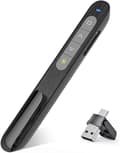 Miniatyrbilde 1 av 5: 2 i 1 USB/Type C Trådløs Presenter PowerPoint Hyperlink Fjernkontroll Presentasjonsklikker