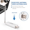 Miniatyrbilde 5 av 5: RTL-SDR R820T2 V3 RTL2832U Tuner + Teleskopisk Antenne Tuner + Antennebase