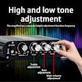 Pikkukuva 3 / 5: Musta auton Bluetooth-vahvistin HiFi-kotiaudio Monitoimikaiutin Ammattimainen Fever autoon (sovitin mukana) EU-PISTOKE