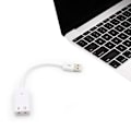 Miniatyrbilde 4 av 5: Eksternt USB Lydkort 7.1 Adapter USB til 3D Virtuell Lyd Audio Headset Mikrofon 3.5mm Jack for Laptop PC Notebook