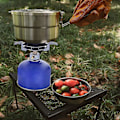 Miniatyrbillede 5 af 5: Bærbar Camping Gasblus, Titanium Legering Campingblus, Vindbrænder Med Opbevaringspose