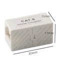 Miniatyrbilde 5 av 5: 6-delt RJ45 CAT6 Inline Kobling, Hunn til Hunn