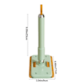 Miniatyrbilde 3 av 5: Teleskopisk Mini Mopp for Skrivebord, Vaskeklut Flatmopp, Elektrostatisk Støvpapir, Liten Mopp med Uttrekkbart Håndtak fra 23 cm til 56 cm